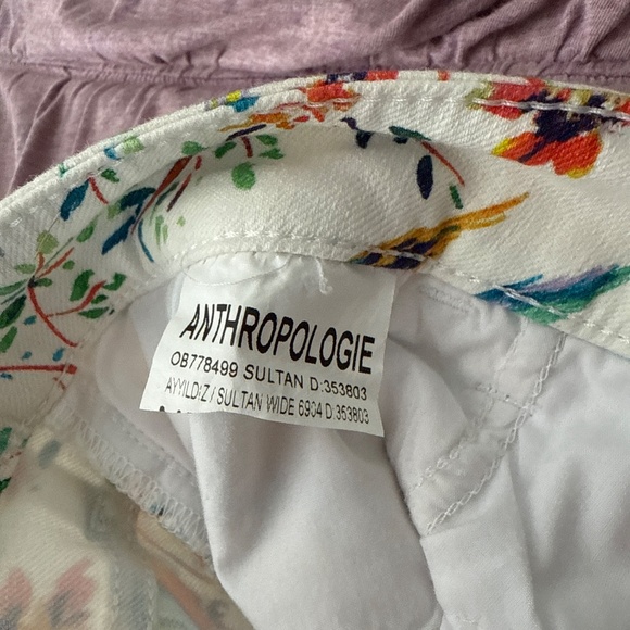Pilot and the Letterpress for Anthropologie Birds of Paradise Mid rise Skinnies. - Picture 5 of 6